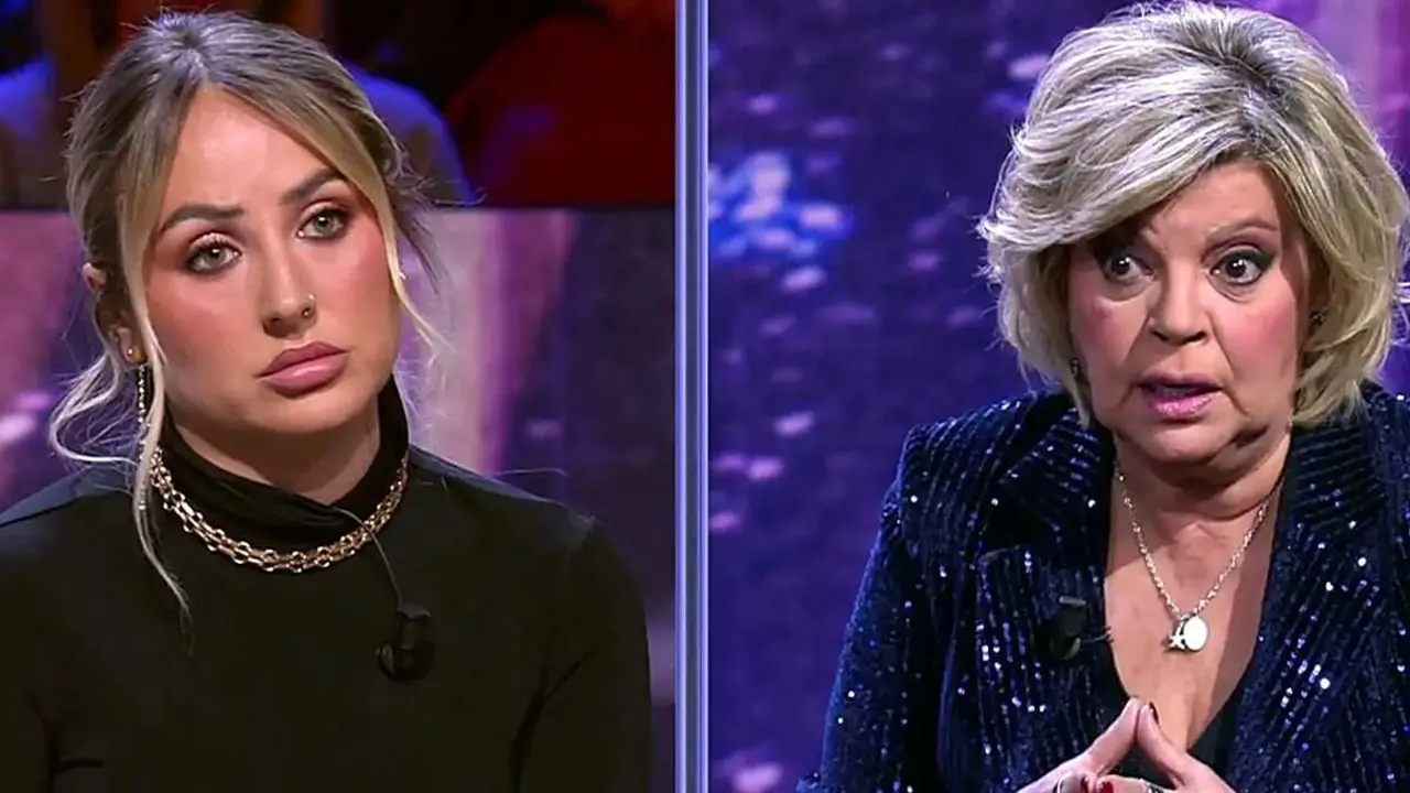 En la imagen Roc&iacute;o Flores y Terelu Campos durante sus intervenciones en el programa de Telecinco 'De Viernes'