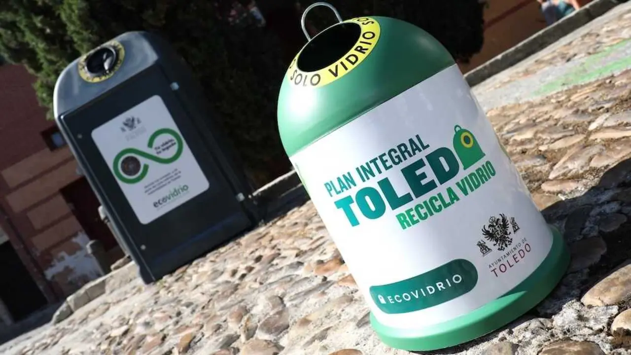 El Casco Hist&oacute;rico triplica el reciclaje de vidrio con el Plan Toledo Recicla