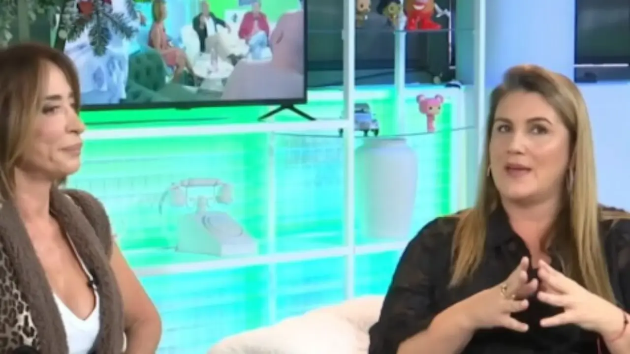 En la imagen de archivo Mar&iacute;a Pati&ntilde;o y Carlota Corredera durante el programa de TEN