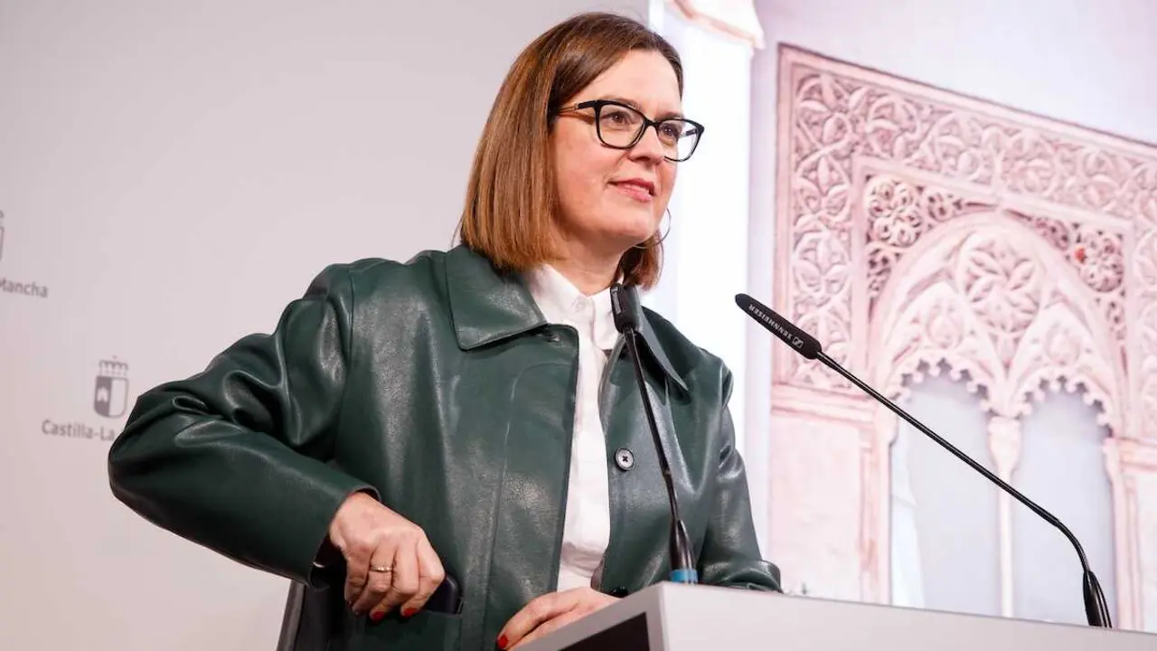 La consejera portavoz del Gobierno de Castilla-La Mancha, Esther Padilla, ha informado en rueda de prensa de los asuntos del Consejo de Gobierno