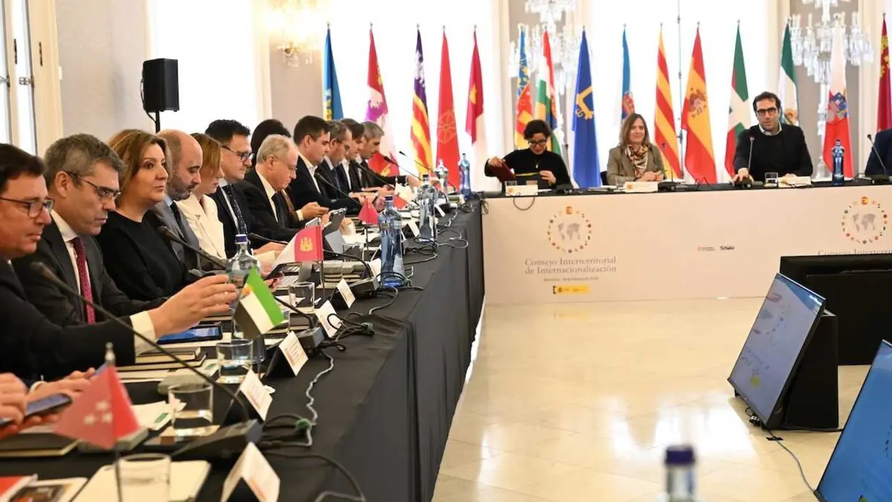 La consejera de Econom&iacute;a, Empresas y Empleo, Patricia Franco, asiste, en Barcelona, a la reuni&oacute;n del Consejo Interterritorial de Internacionalizaci&oacute;n