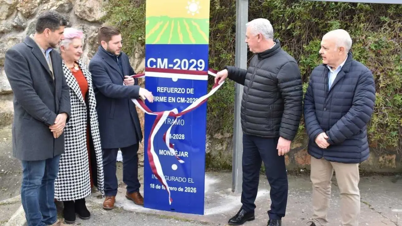 Mond&eacute;jar (Guadalajara) estrena carretera: 391.000 euros para mejorar una v&iacute;a clave