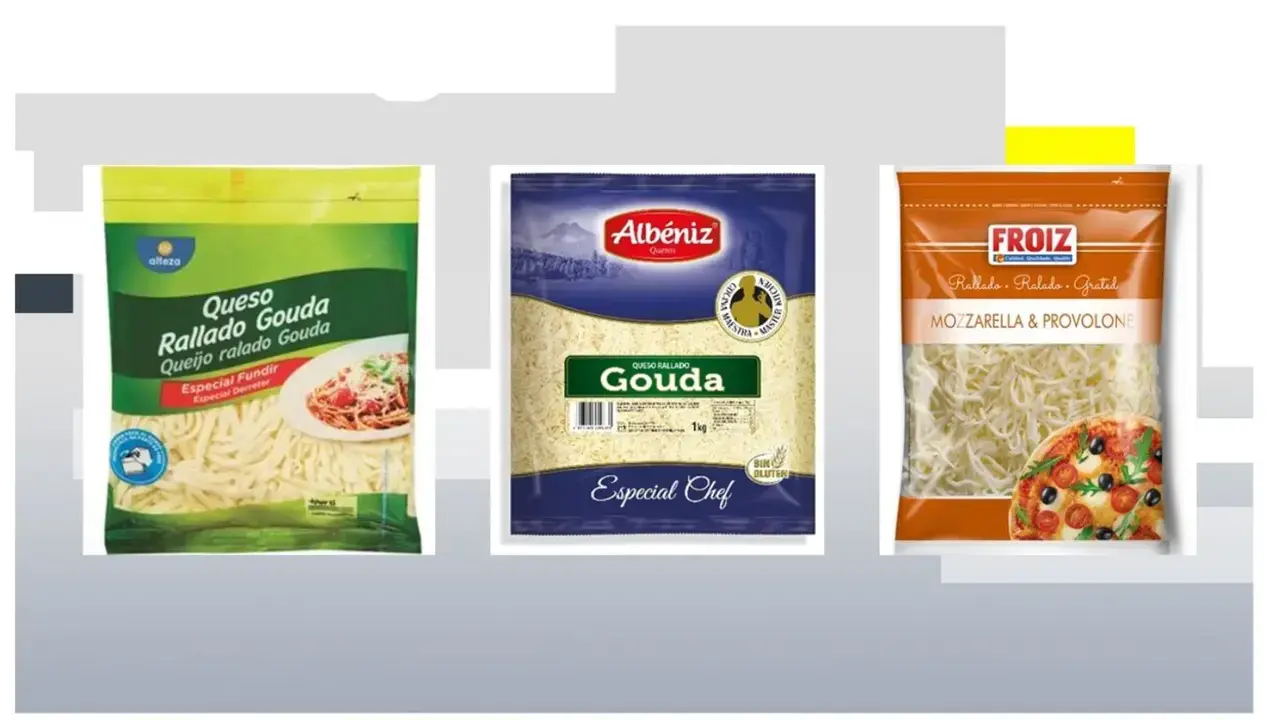 Alerta por astillas en queso rallado vendido en Castilla-La Mancha