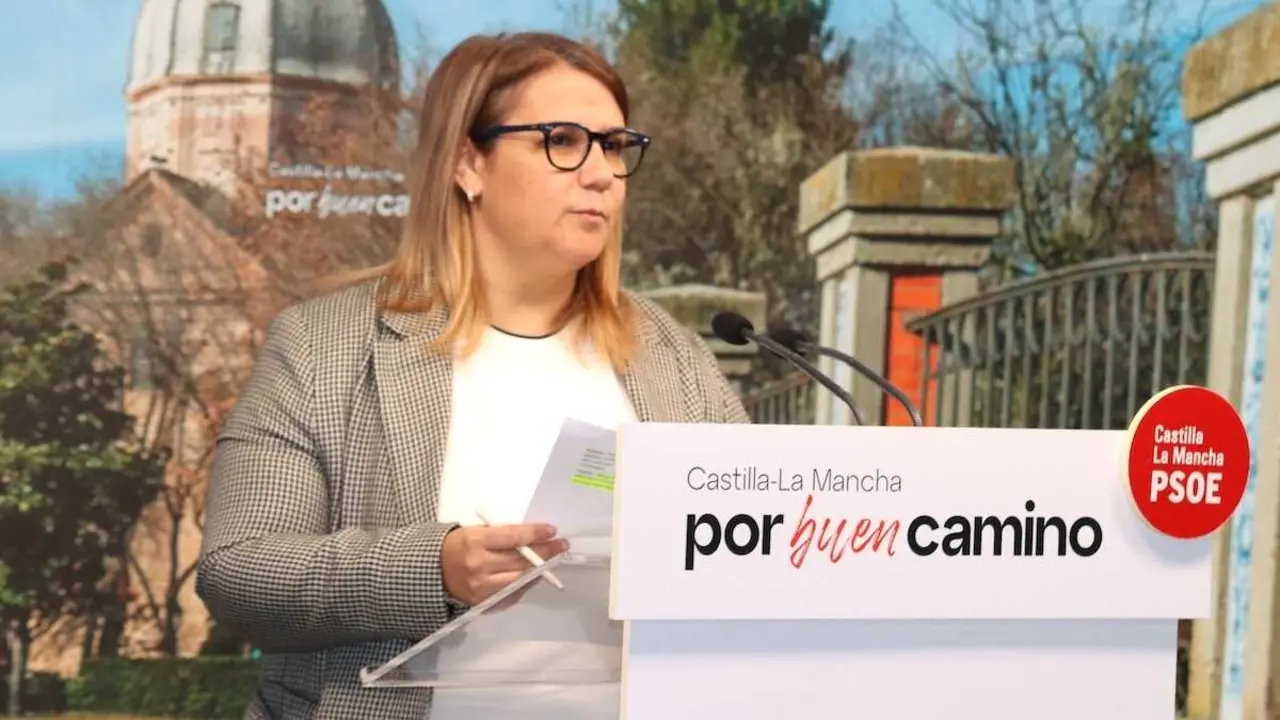La presidenta de la Ejecutiva provincial del PSOE de Toledo, Tita Garc&iacute;a &Eacute;lez
