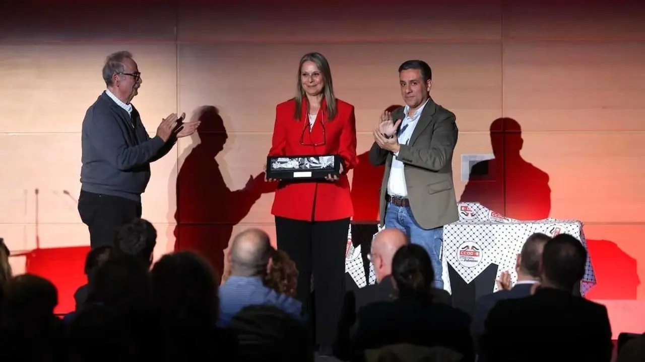 CCOO Castilla La Mancha ha entregado este jueves su premio Abogados de Atocha a la Agencia de Naciones Unidas para las personas refugiadas de Palestina