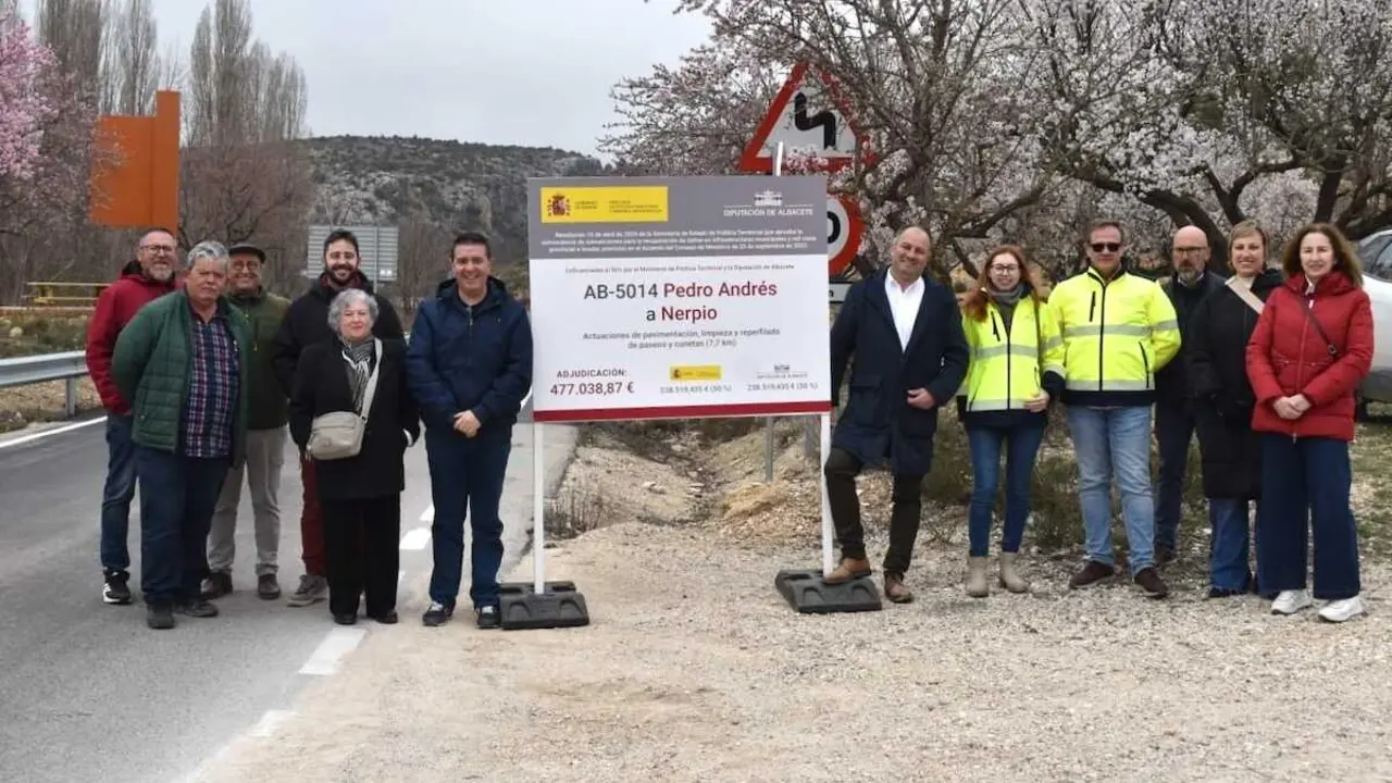 La Diputaci&oacute;n de Albacete invierte 477.000 euros en la carretera de Nerpio