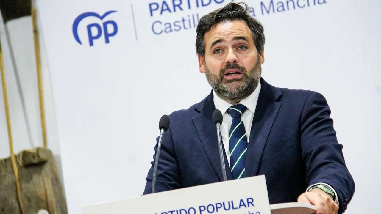 Paco N&uacute;&ntilde;ez interviene en la Mesa de Infraestructuras del Partido Popular de Castilla-La Mancha celebrada este mi&eacute;rcoles en Esquivias (Toledo)