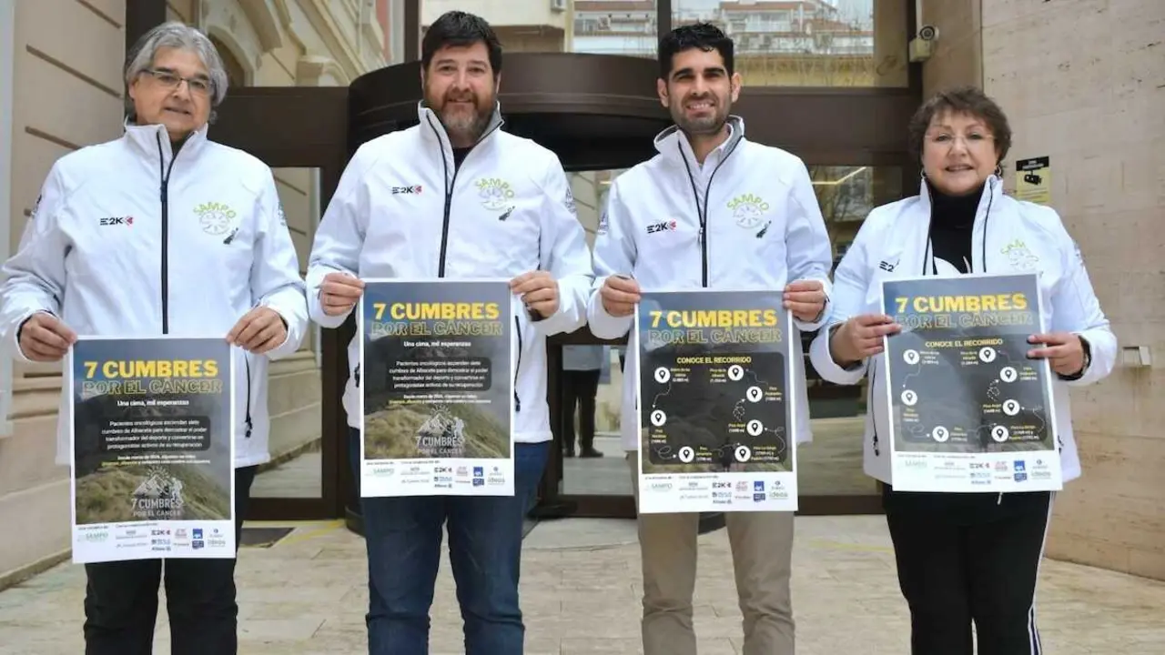 Siete cumbres de Albacete para visibilizar la lucha contra el c&aacute;ncer