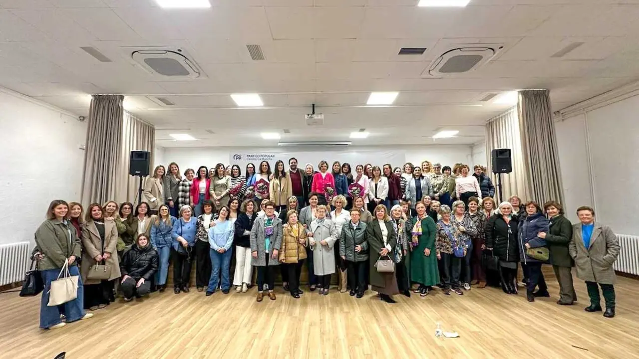 Acto organizado este domingo 8M por el PP regional con motivo del D&iacute;a Internacional de la Mujer en Bonete (Albacete)