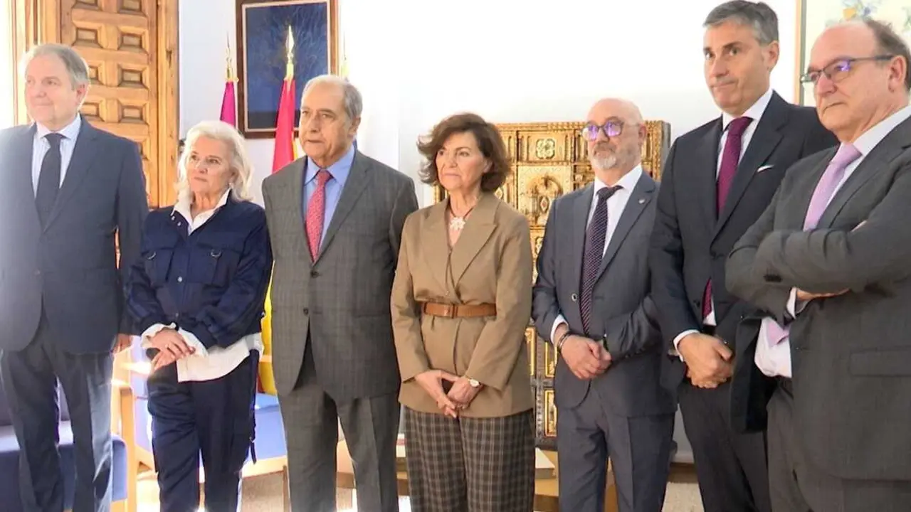 La presidenta del Consejo de Estado, Carmen Calvo, en su visita institucional al Consejo Consultivo de Castilla-La Mancha - EP