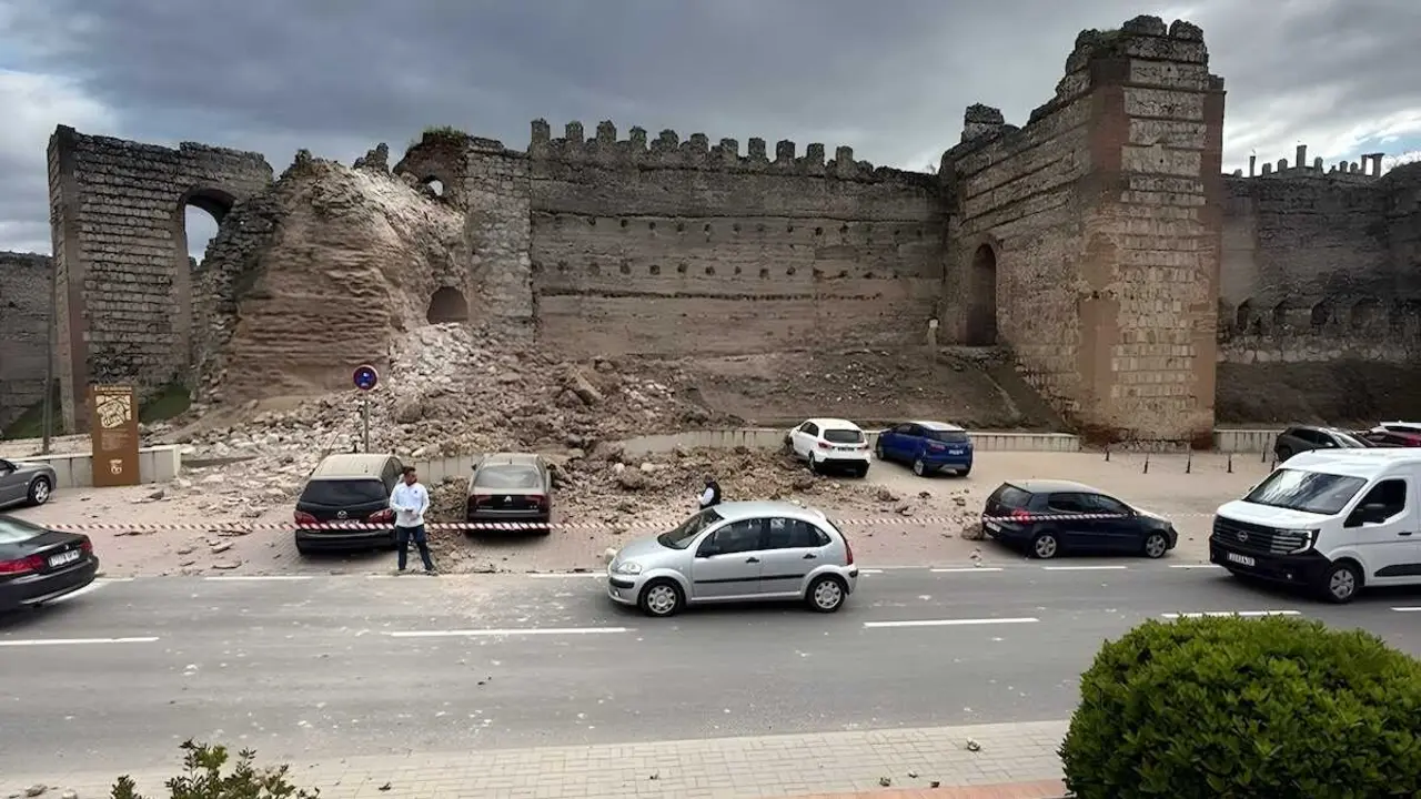 Derrumbe en el castillo de Escalona (Toledo): cae parte de una torre sin heridos