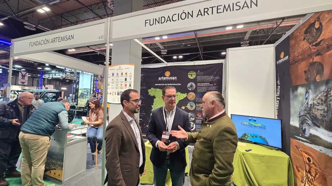El viceconsejero de Medio Ambiente, Jos&eacute; Almod&oacute;var, durante su participaci&oacute;n en la Feria Cineg&eacute;tica + SCI celebrada en IFEMA (Madrid)