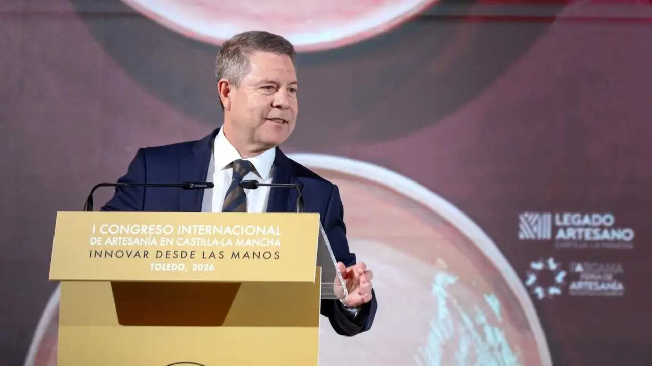 El presidente de Castilla-La Mancha, Emiliano Garc&iacute;a-Page, inaugura el I Congreso Internacional de Artesan&iacute;a de Castilla-La Mancha que se celebra en el Cigarral Santa Mar&iacute;a de Toledo.