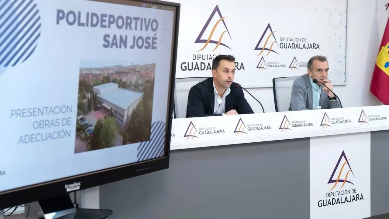 Presentaci&oacute;n de las obras del polideportivo San Jos&eacute; de Guadalajara