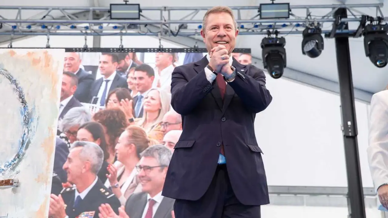 El presidente de Castilla-La Mancha, Emiliano Garc&iacute;a-page, ha participado en la celebraci&oacute;n del 40 aniversario de Tecnove en Herencia (Ciudad Real).