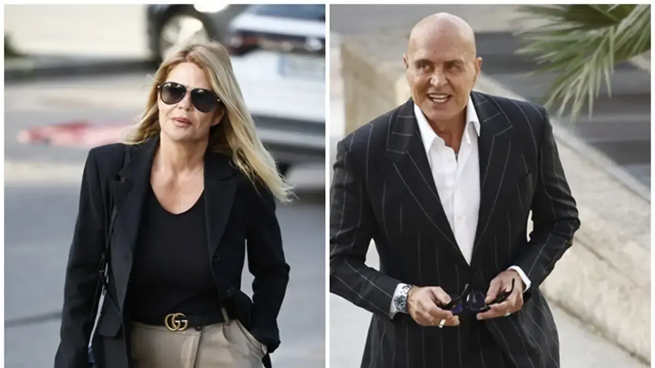 En las im&aacute;genes Makoke y Kiko Matamoros este viernes a su llegada a los juzgados donde se ha celebrado la vista judicial