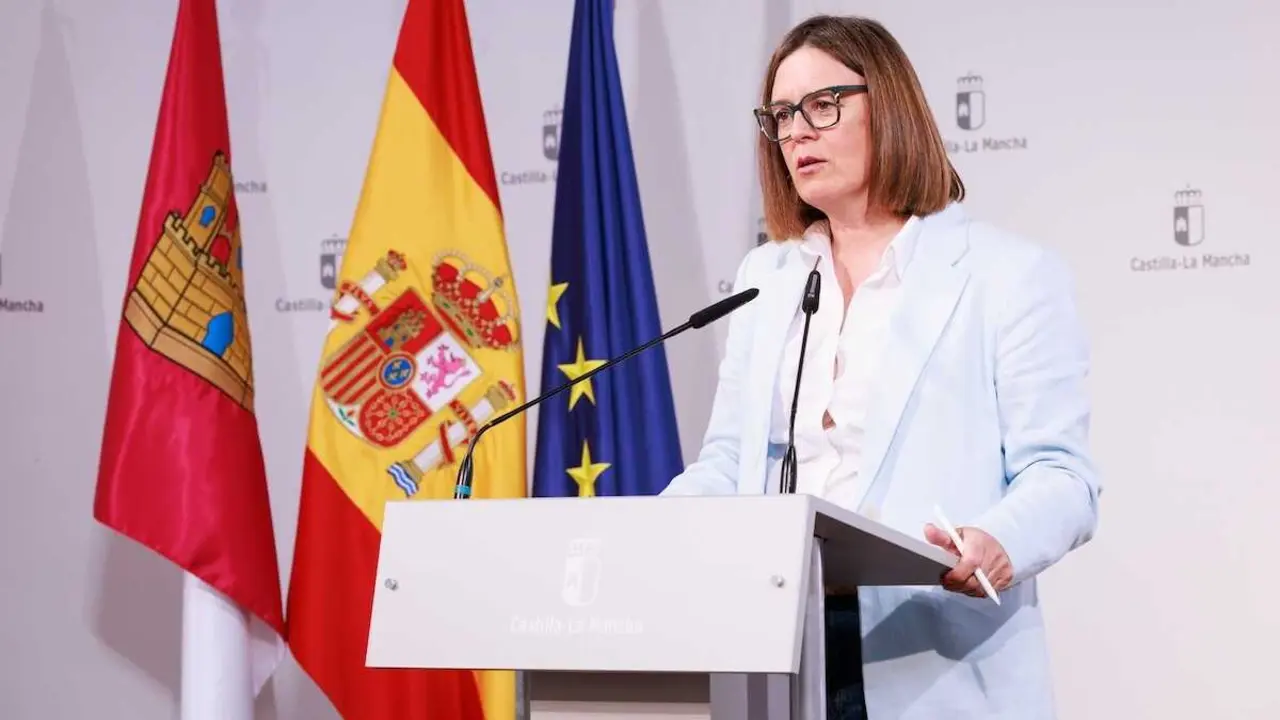 La consejera portavoz del Gobierno de Castilla-La Mancha, Esther Padilla, ha informado en rueda de prensa de los asuntos del Consejo de Gobierno