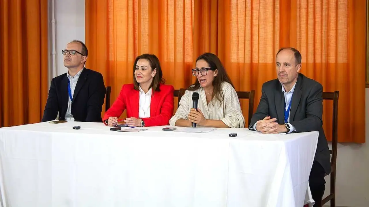 La directora general de Asistencia Sanitaria, Cristina P&eacute;rez Hortet, durante la inauguraci&oacute;n de la XXIV Reuni&oacute;n de la Sociedad Castellano Manchega de Neurolog&iacute;a que se ha celebrado en Albacete
