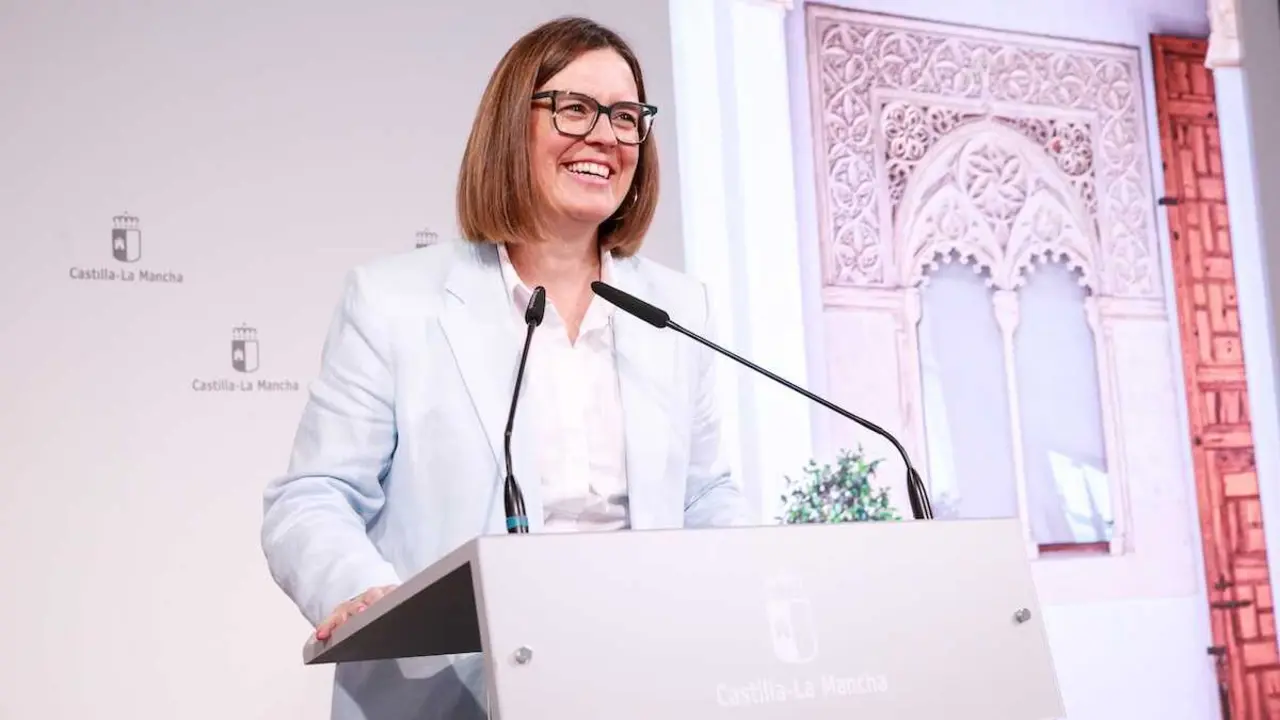 La consejera portavoz del Gobierno de Castilla-La Mancha, Esther Padilla, ha informado en rueda de prensa de los asuntos del Consejo de Gobierno