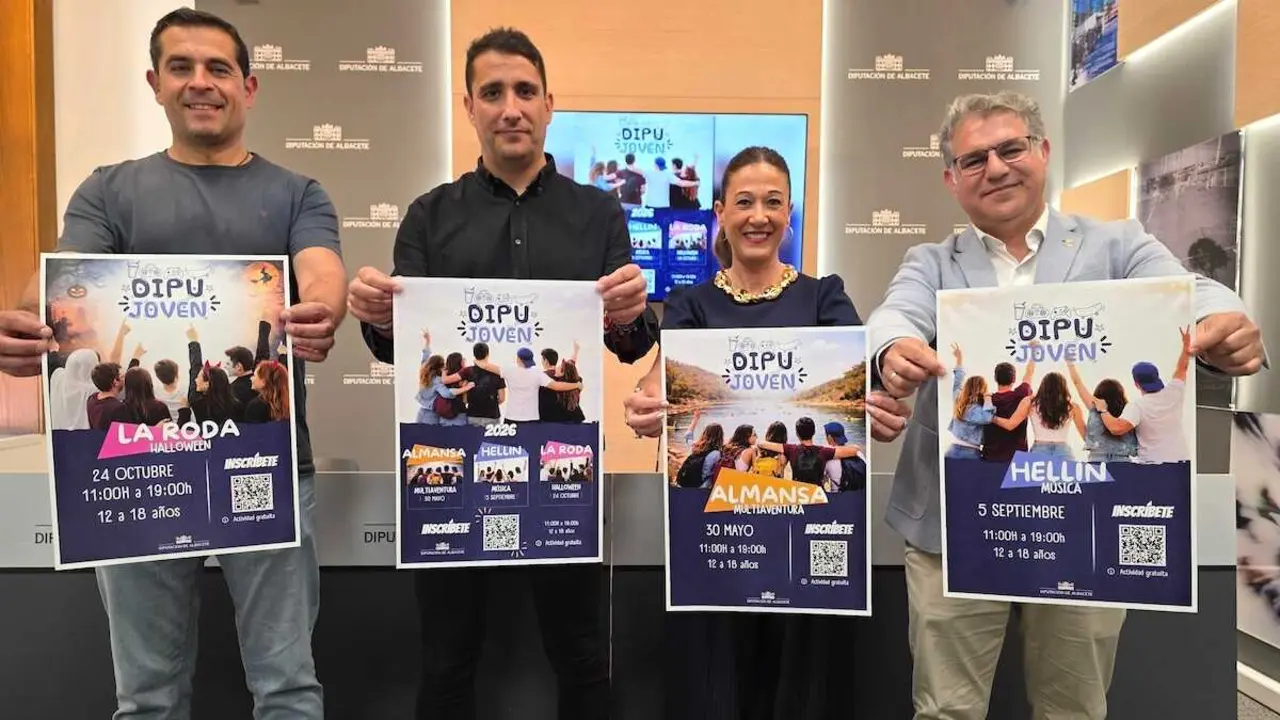 DipuJoven 2026 llega a Almansa, Hell&iacute;n y La Roda con ocio gratuito