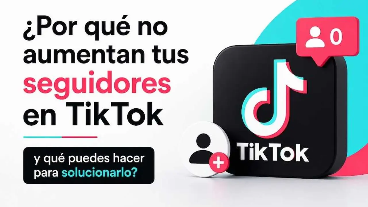 &iquest;Por qu&eacute; no aumentan tus seguidores en TikTok y qu&eacute; puedes hacer para solucionarlo?