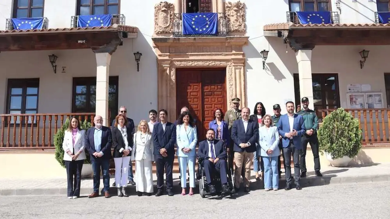 El vicepresidente segundo, Jos&eacute; Manuel Caballero, ha presidido en el acto institucional del Gobierno de Castilla-La Mancha en conmemoraci&oacute;n del D&iacute;a de Europa celebrado en Barrax (Albacete).