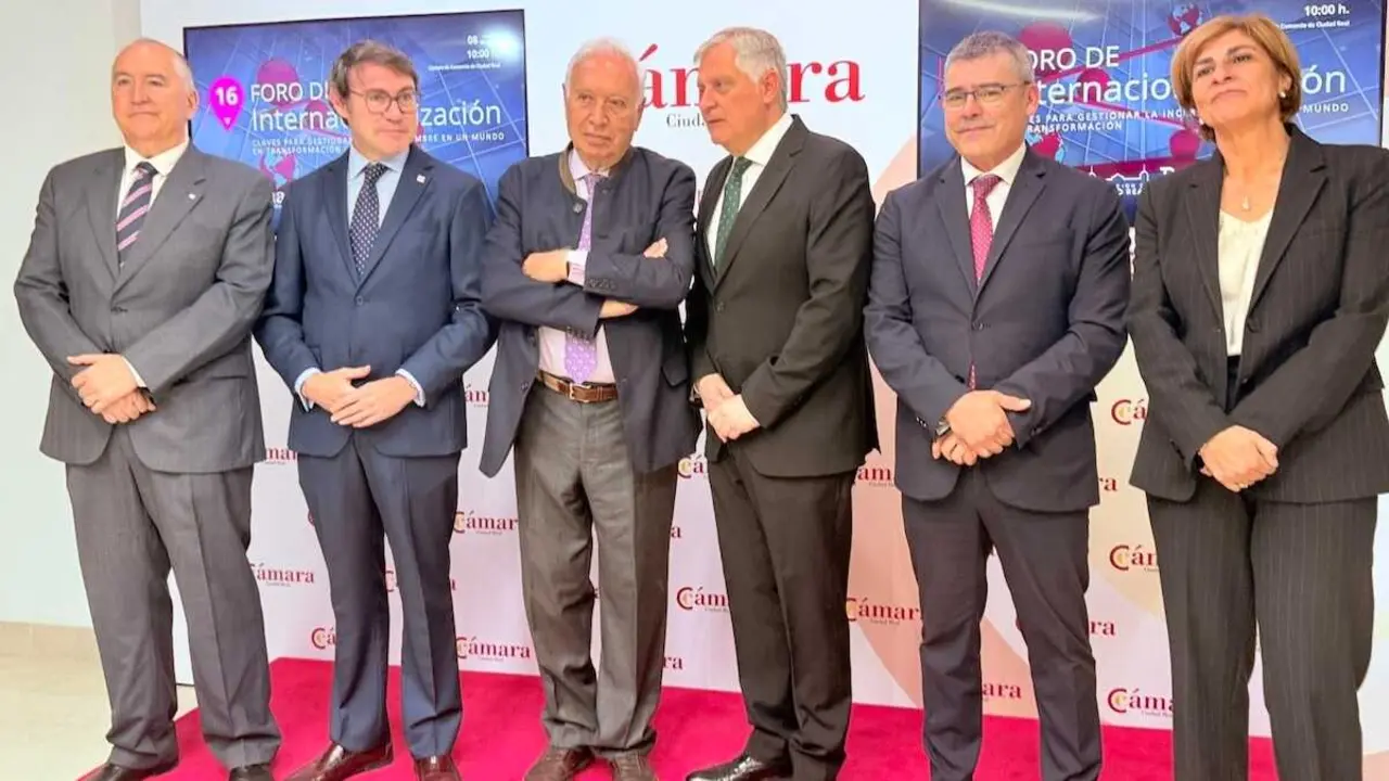 El exministro de Asuntos Exteriores, Jos&eacute; Manuel Garc&iacute;a-Margallo, protagoniz&oacute; este viernes el XVI Foro de Internacionalizaci&oacute;n de la C&aacute;mara de Comercio de Ciudad Real