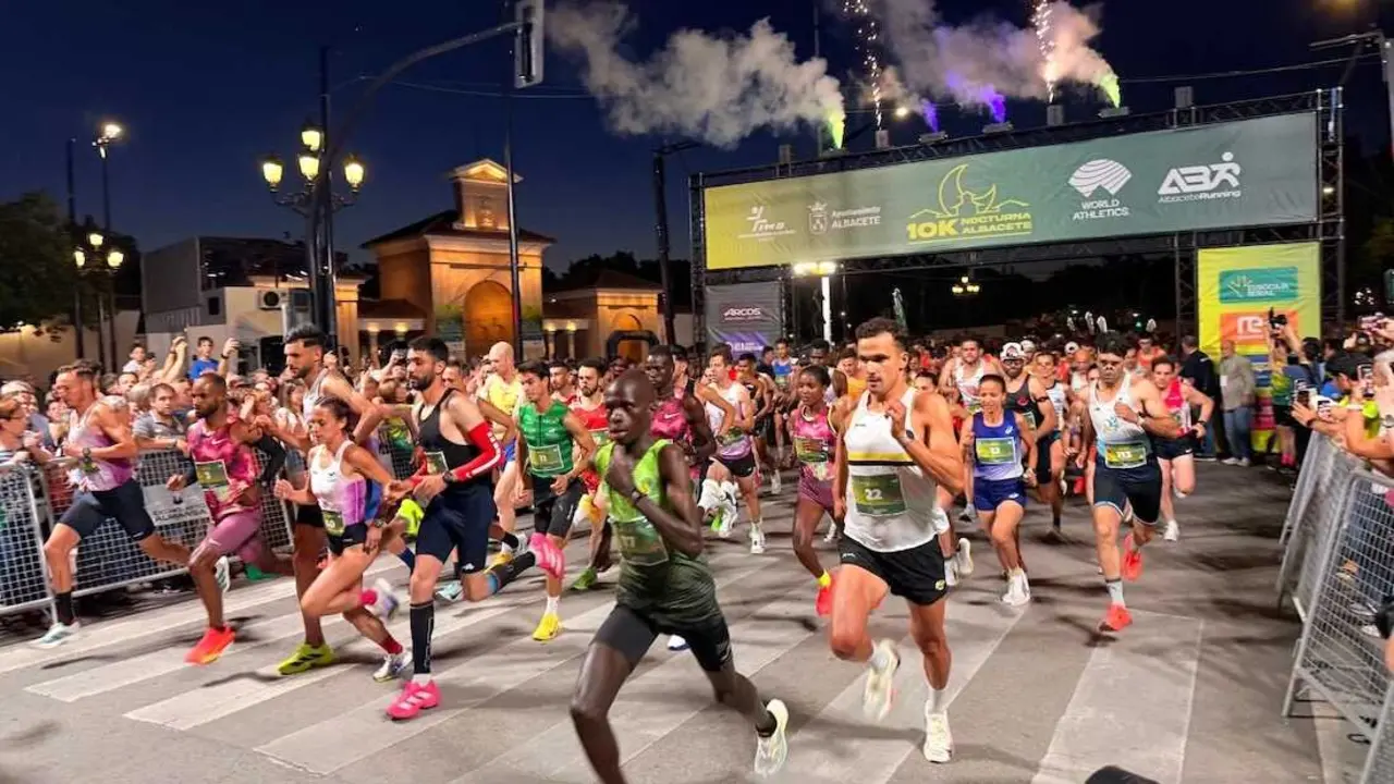Daniel Tumaka y Kiros Muaz destrozan los r&eacute;cords del 10K de Albacete