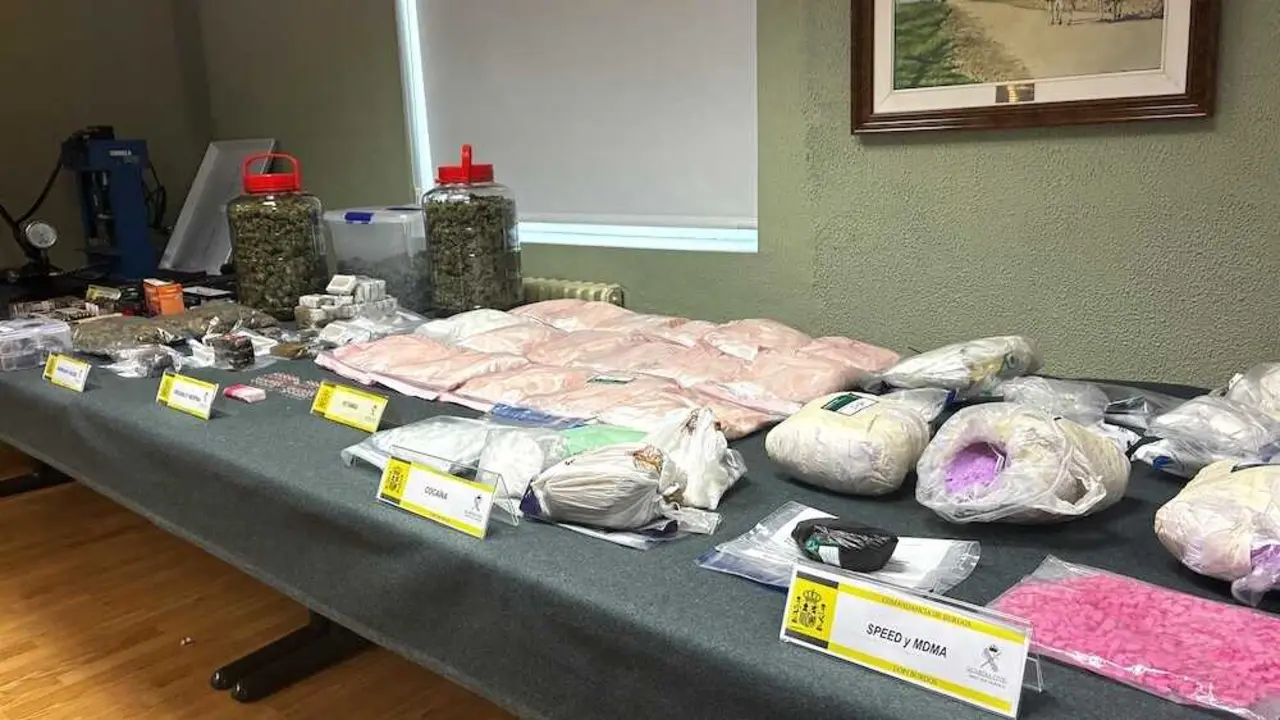 Cae en Burgos una red de fentanilo con puntos de venta en Toledo