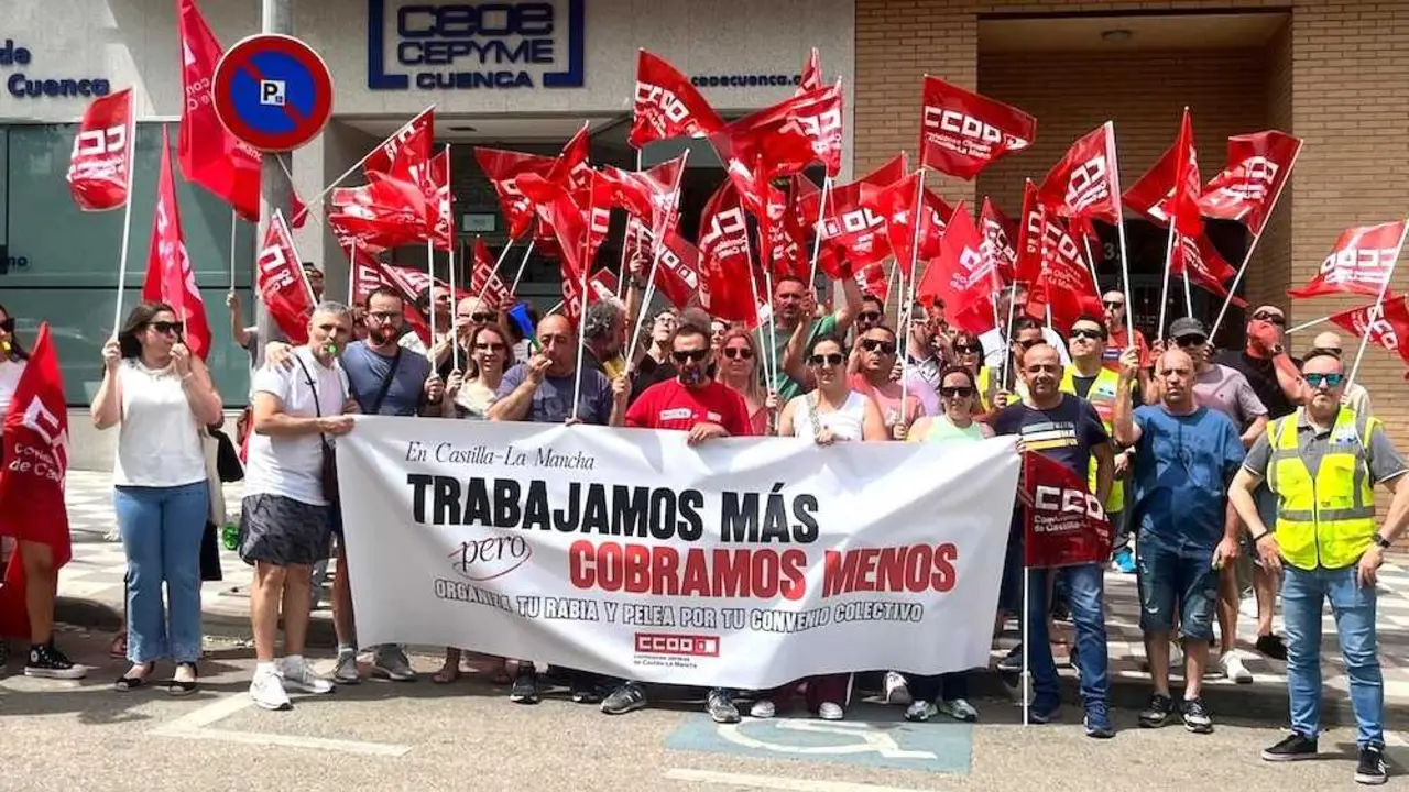 CCOO va a la batalla en Castilla-La Mancha: exige subir los salarios hasta un 7%