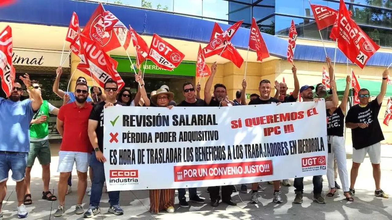 El 90% de la plantilla de Iberdrola secunda la huelga en Castilla-La Mancha