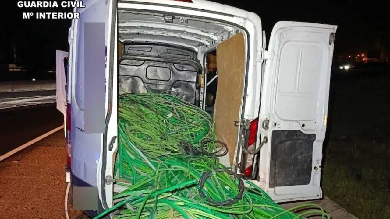 Dos detenidos por un robo de cobre de 100.000 euros en Chinchilla de Montearag&oacute;n (Albacete)