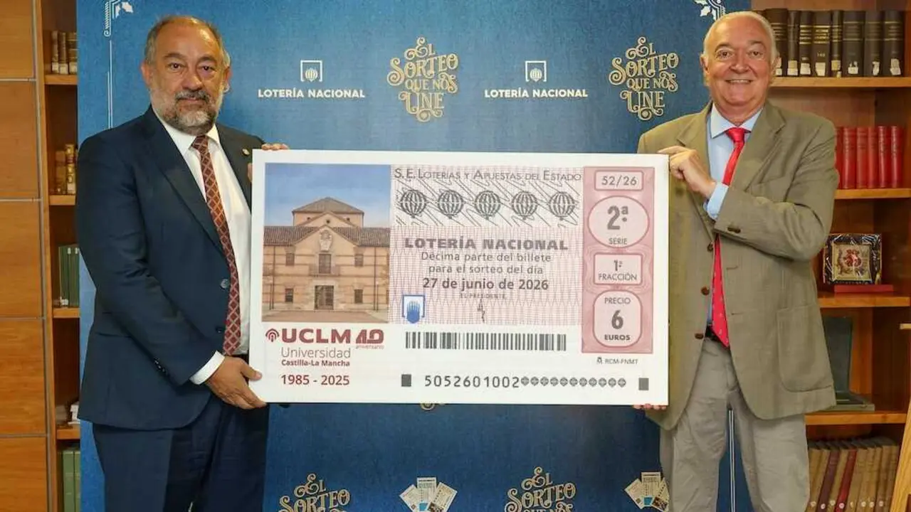 La UCLM protagoniza el d&eacute;cimo de Loter&iacute;a Nacional del 27 de junio