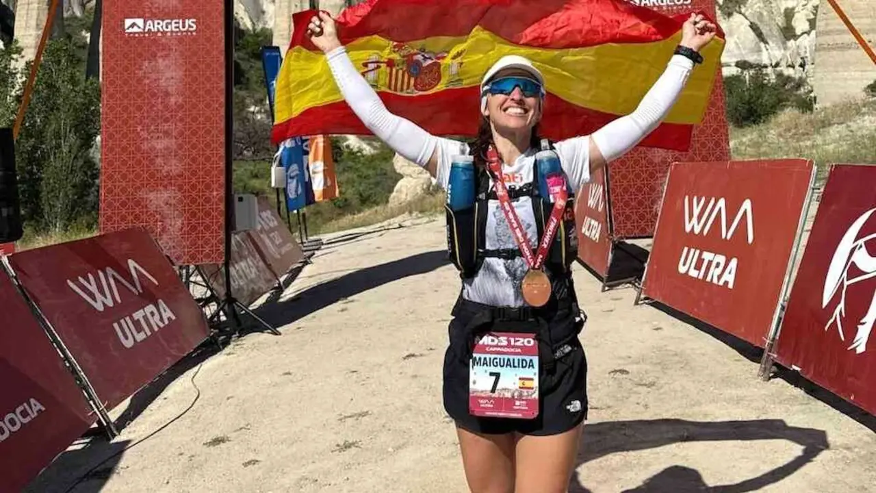 La atleta toledana Maigua Ojeda, bronce en el Marathon des Sables de Capadocia