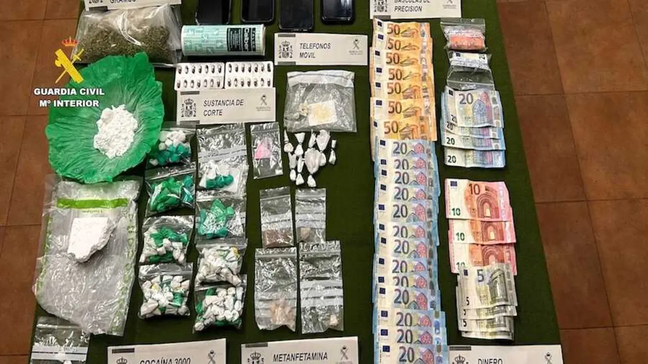 Cuatro detenidos por dos puntos de venta de droga en San Clemente (Cuenca)