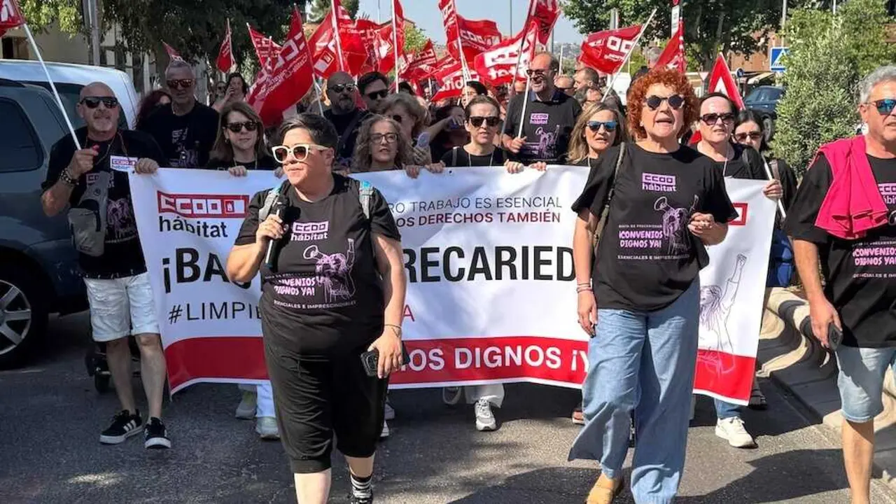 CCOO exige un convenio de limpieza regional contra la precariedad