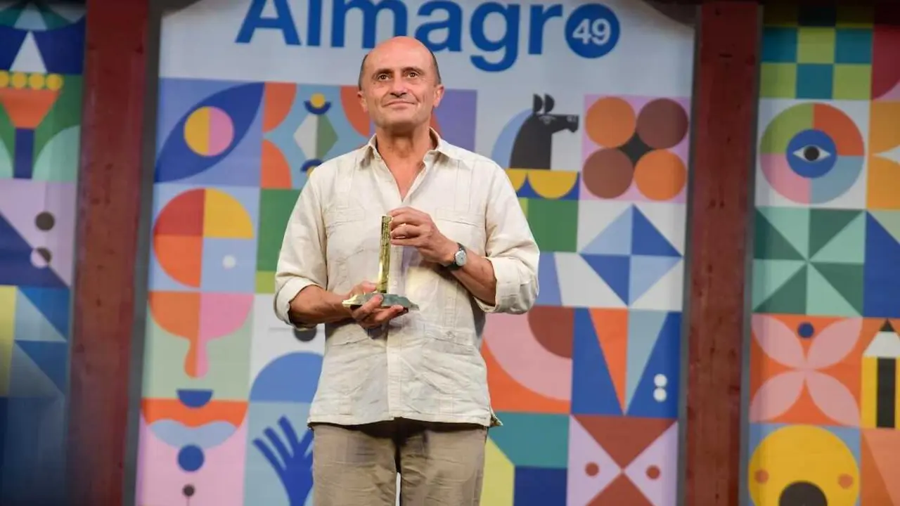 El actor Pepe Viyuela recibe el Premio Corral de Comedias del Festival Internacional de Teatro Cl&aacute;sico de Almagro - EP/Eusebio Garc&iacute;a del Castillo
