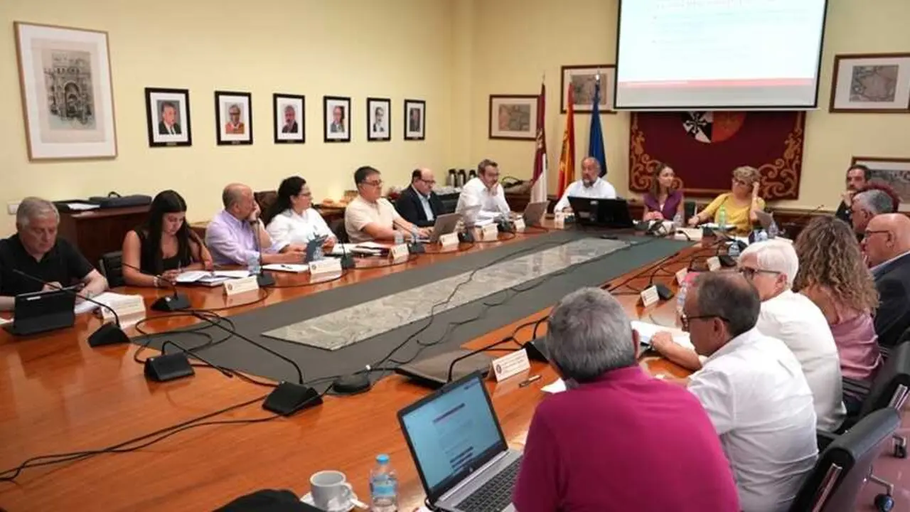 En la imagen un instante de la sesi&oacute;n plenaria del Consejo Social de la UCLM