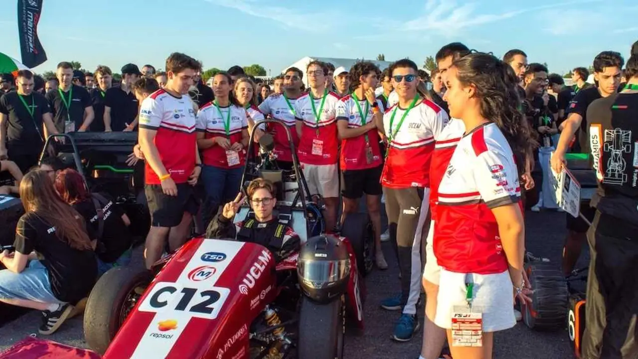 El monoplaza URT26 de la UCLM inicia la Formula Student 2026