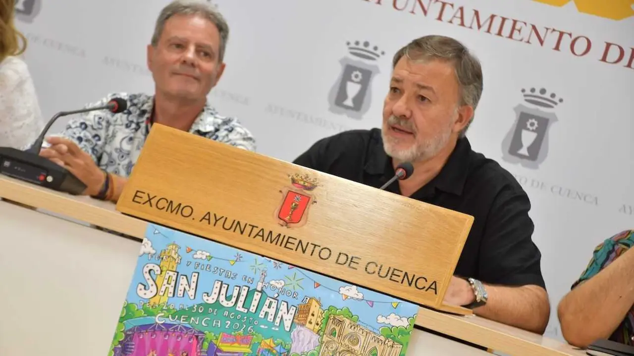 El alcalde de Cuenca, Dar&iacute;o Dolz, ha informado sobre las Fiestas de San Juli&aacute;n y los premiados con los Premios Ciudad de Cuenca 2026