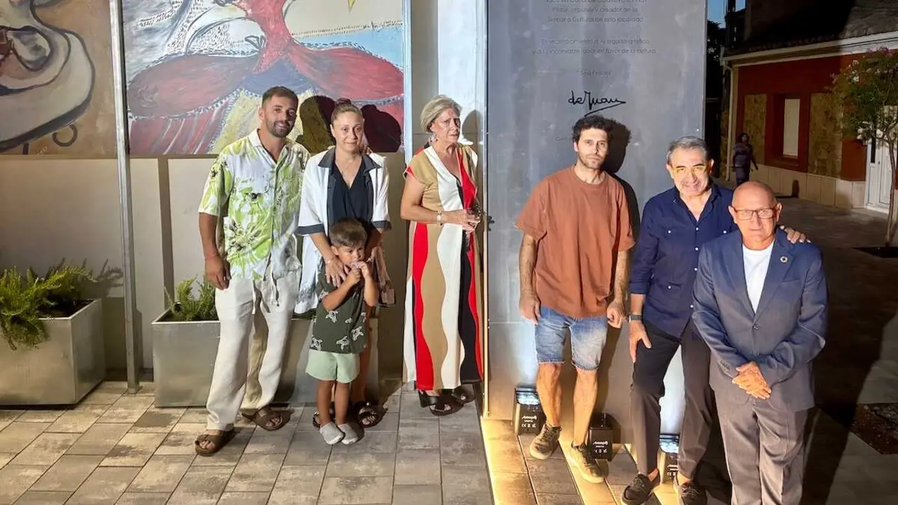 Corral de Calatrava (Ciudad Real) dedica una plazuela al artista Pedro de Juan