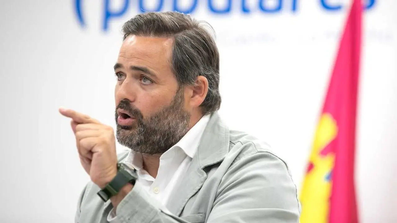 El presidente del PP de Castilla-La Mancha, Paco N&uacute;&ntilde;ez, en un momento de la entrevista - EP/Juanma Jim&eacute;nez
