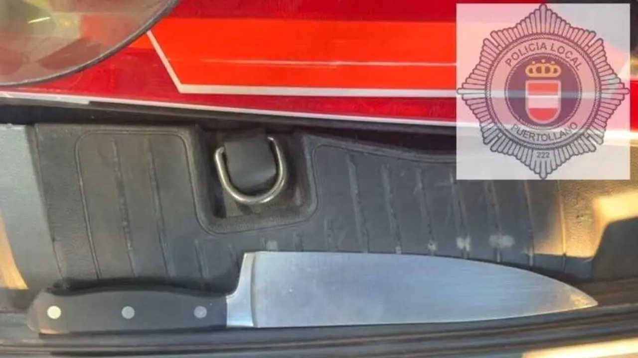 Detenido en Puertollano (Ciudad Real) por amenazar a su pareja con un cuchillo