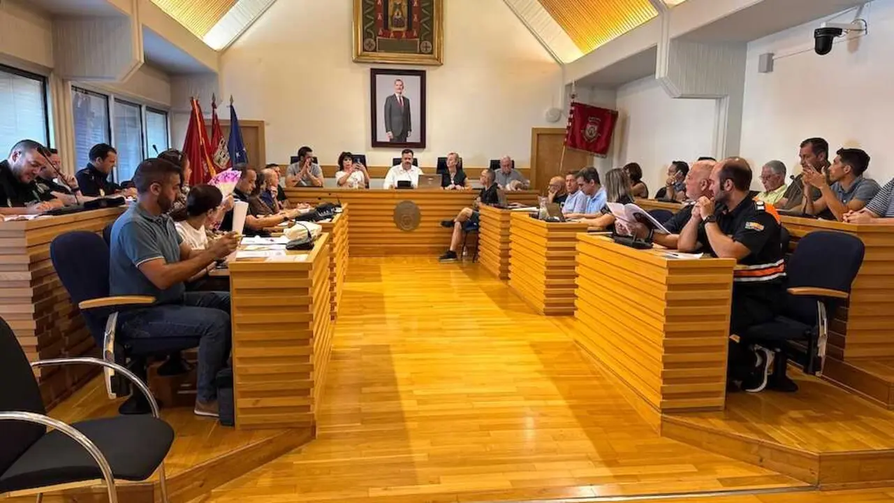 En la imagen un instante de la reuni&oacute;n de la Junta Local de Seguridad de Ciudad Real