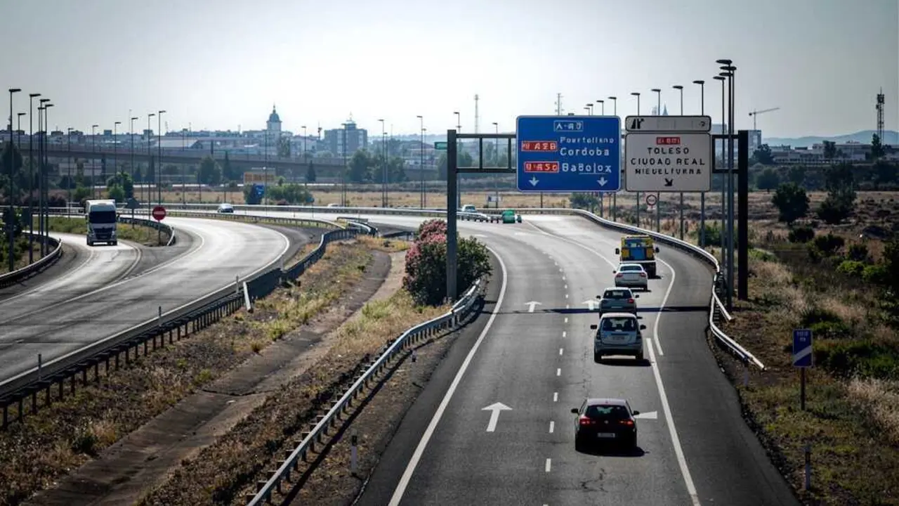 Imagen de archivo de la A-43 a su paso por Ciudad Real - Fotograf&iacute;a: Archivo/Lanza/Elena Rosa