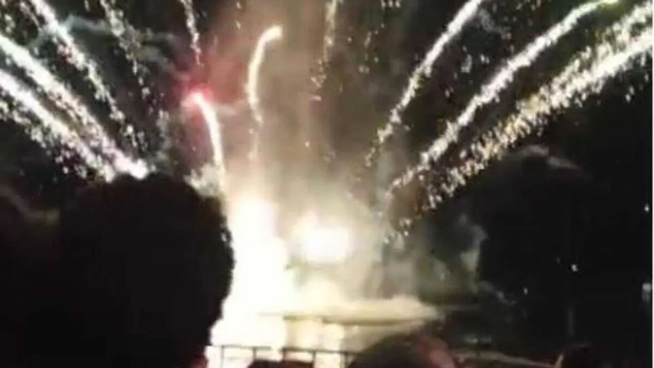 Imagen de archivo de un suceso durante un espect&aacute;culo de fuegos artificiales