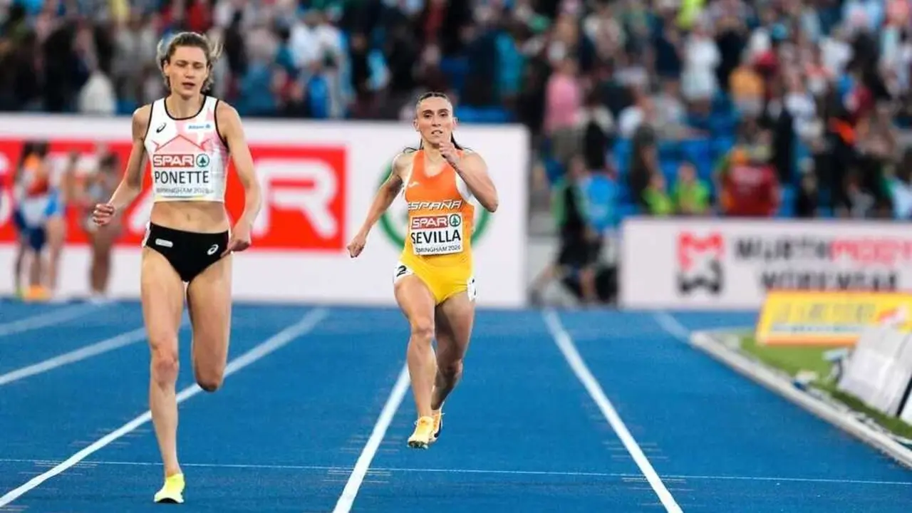Paula Sevilla, octava de Europa en los 400 metros de Birmingham