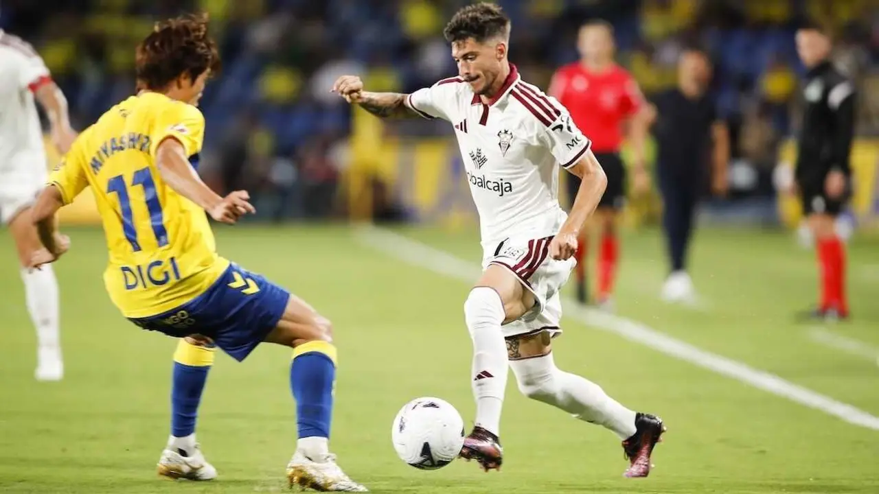 El Albacete pierde en Las Palmas con un gol de Sandro en el 93