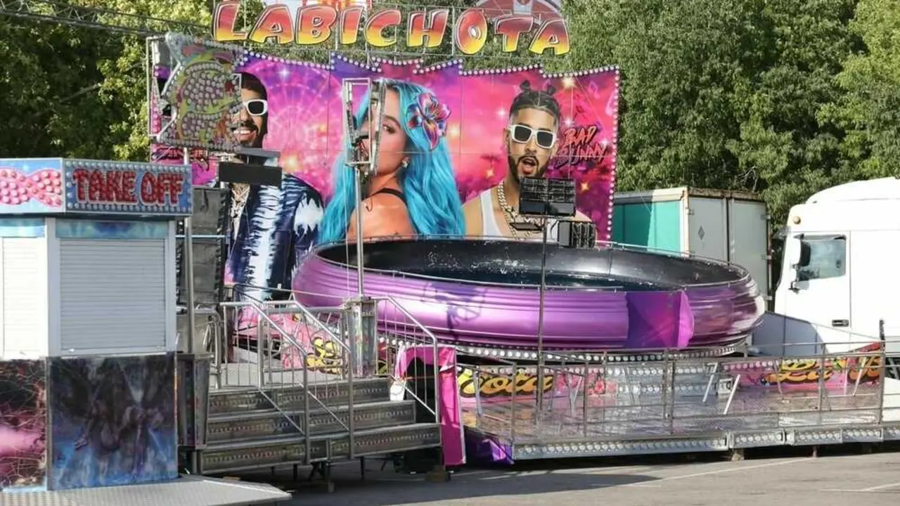 Imagen de la atracci&oacute;n instalada en las Ferias y Fiestas de Ciudad Real donde ocurri&oacute; el suceso