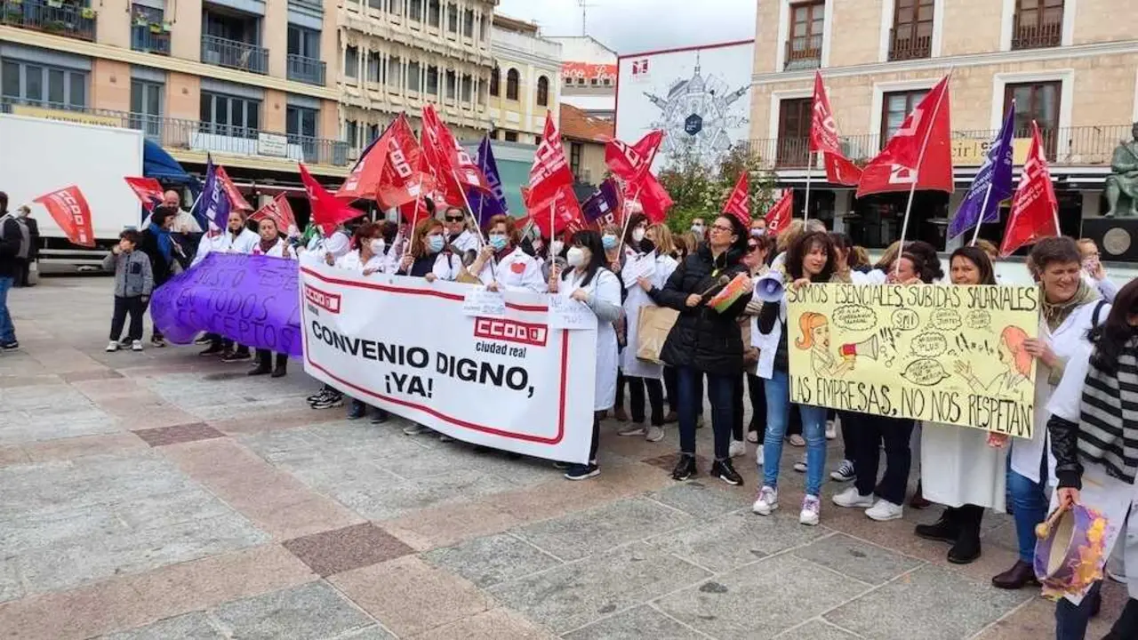 CCOO prepara movilizaciones en la ayuda a domicilio de Ciudad Real